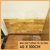 Bàn gập treo tường-Gỗ cao su sáng màu 40x100cm
