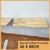 Bàn gập treo tường-Gỗ cao su sáng màu 40x80cm