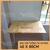 Bàn gập treo tường-Gỗ cao su sáng màu 40x80cm