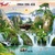 tranh trang trí phong cảnh thác nước - gạch tranh 3d