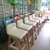 Ghế bar đệm chân gỗ