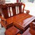 Bàn ghế quốc Đào gỗ Sồi tay 10