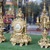 Bộ Đồng hồ 3 món siêu to bằng đồng nguyên chất.