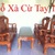 Bộ Bàn Ghế minh quốc đào Gỗ Xà Cừ Tay 12