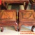 Bộ bàn ghế triện móc tựa chạm tứ quý 100% 10 món gỗ tự nhên 