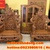 Bộ bàn ghế rồng đỉnh chạm 2 mặt gỗ tự nhiên cao cấp giá rẻ