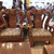 Bộ sofa chạm đào gỗ tự nhiên cao cấp chân móc 8 món tay 12