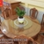 Bộ bàn ăn gỗ hương ghế hoa hồng bàn tròn 8 ghế-