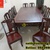 Bộ bàn ăn gỗ cao cấp 10 ghế