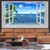 Tranh gạch 3D- Tranh phong cảnh cửa sổ 3D trang trí