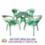 Bộ bàn ghế cafe mây nhựa sân vườn HGH 06