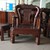 Bộ bàn ghế quốc triện gỗ gụ
