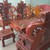 Bộ Bàn Ghế Nghê Đỉnh Tay Khuỳnh Gỗ Hương Vân