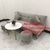 Bộ bàn ghế sofa bed giường nhỏ gọn màu xám trắng ở Quận 1 SG