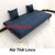 Bộ ghế sofa bed giờng xanh nhung đậm giá rẻ Linco Bình Thuận