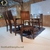 Bộ Bàn Ăn Mặt Gỗ 6 Ghế Ba Tiêu