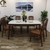 Bộ Bàn Ăn Mặt Đá Ceramic 6 Ghế Tựa Nan Gỗ Tần Bì
