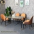 Bộ Bàn Ăn Mặt Đá Ceramic XS 4 Ghế Monet