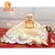 Tượng đá Phật Di Lặc kéo bao tiền cao 80cm 