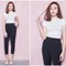 Guốc dép sz 35 50 100 150k, crop top sequin zara, áo hoa phối thun HM, chân váy ren F21, phấn mắt Tony Moly...