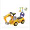 Máy xúc chòi chân và đồ chơi xúc cát 2 in 1