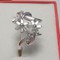 Nhẫn Nữ 750 k18 Gold Diamond D0.15 Carat Ring Ladies Japan