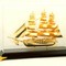 Thuyền buồm mạ vàng 24K