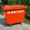 Cung cấp xe đẩy rác 660 lít, thùng rác công nghiệp 240l chất liệu nhựa hdpe