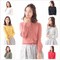 Áo len cardigan cổ tròn