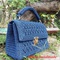 Túi xách nữ, hàng handmade móc bằng sợi thô nhẹ bền đẹp