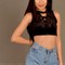 Áo croptop đan dây ngực