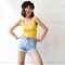 Croptop hai dây trơn