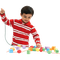 Hộp dụng cụ dạy học Gigo toys Xâu chuỗi loại lớn học đếm chia màu 106 chi tiết nhiều màu 1040