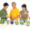 Thùng đồ chơi dạy học Gigo toys Dạy xếp hình khối 3D 240 chi tiết nhiều màu 1216