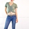 Áo thun croptop rút dây