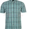 Áo sơ mi cộc tay Pierre Cardin Shorts Sleeve Check Shirt Herren