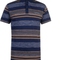 Áo thu cộc tay có cổ Pierre Cardin Yarn Striped Polo Shirt Mens