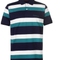 Áo thun cộc tay Pierre Cardin Trio Striped Jersey Polo Shirt Mens