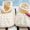 Giày móc len dành cho bé gái 0 12 tháng NinaCrochet GBG06