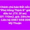 Bán đất nên Phú Hồng Thịnh 9 giá đầu tư