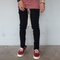 Quần Skinny Jeans Nam đen trơn Zipper