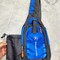 Túi đeo chéo thể thao chống nước màu xanh dương viền xám TDC002