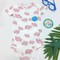 BodySuit tay ngắn họa tiết màu hồng ngọt ngào cho Bé Gái BS056