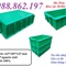 Thùng nhựa đặc,Thùng nhựa YM003,thùng nhựa đặc kích thước 455 x 305 x 125mm