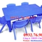 Bàn nhựa nhập khẩu hình chữ nhật nhiều màu