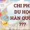 Dự toán chi phí du học Hàn Quốc