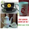 Xưởng in logo lên ly sứ ly sứ in logo làm quà tặng khách hàng