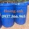 Thùng phuy 220lit nắp kín, phuy nhựa cũ, thùng phuy mới cũ tại hà nội