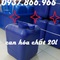 Địa chỉ uy tín cung cấp can nhựa đựng hóa chất, can nhựa 20l, can nhựa 20 vuông màu trắng