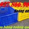 Sọt nhựa dùng trong nhà máy chế biến thực phẩm, sọt nhựa HS 014, thùng nhựa rỗng